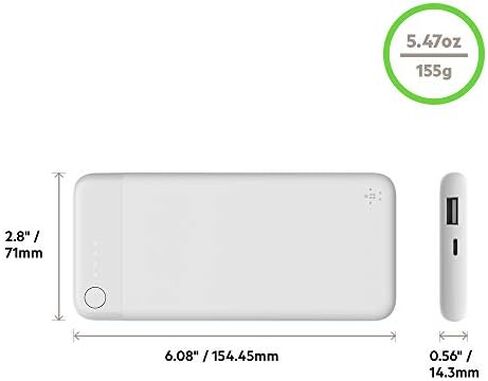 Belkin Boost Charge Power Bank 10K with Lightning Connector. in Saudi Arabia
