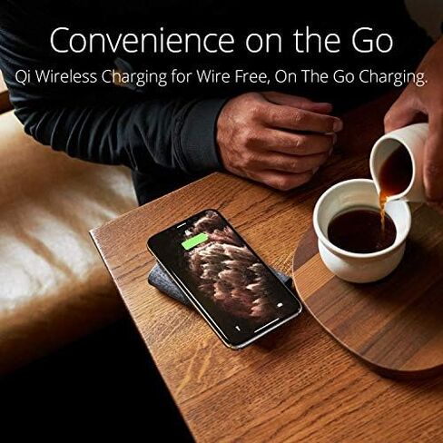 iOttie iON Wireless Go Power Bank Portable Charger | Qi Wireless Charging 10000mAH || Ash in Saudi Arabia