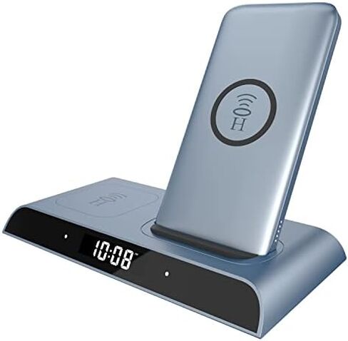 HALO Wireless Charging Dock - Convenient Wireless Dock with Removable Power Bank for Wireless Devices, USB Devices in Saudi Arabia