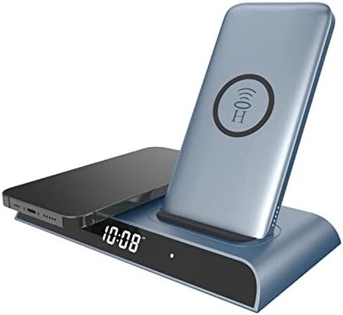 HALO Wireless Charging Dock - Convenient Wireless Dock with Removable Power Bank for Wireless Devices, USB Devices in Saudi Arabia