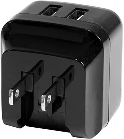 StarTech.com 4-Port Travel USB Wall Charger - 34W/6.8A International Travel Adapter - Portable USB Charging Station (USB4PACBK), Black in Kuwait