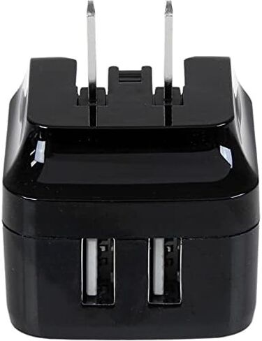 StarTech.com 4-Port Travel USB Wall Charger - 34W/6.8A International Travel Adapter - Portable USB Charging Station (USB4PACBK), Black in Kuwait