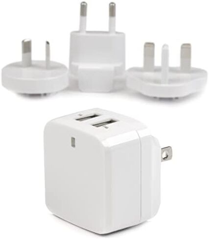 StarTech.com 4-Port Travel USB Wall Charger - 34W/6.8A International Travel Adapter - Portable USB Charging Station (USB4PACBK), Black in Kuwait