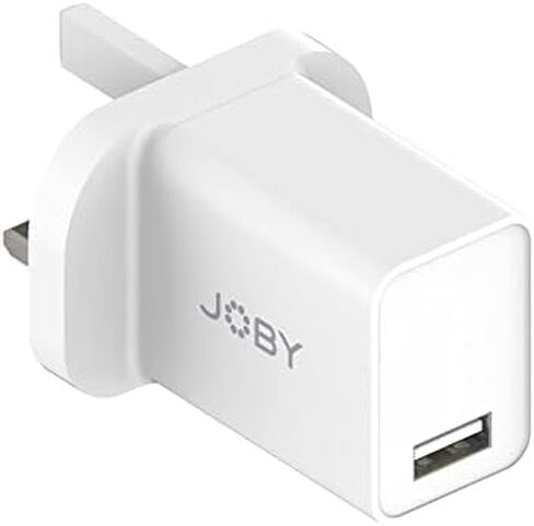 JOBY 12W USB-A Wall Charger (2.4A), Type G Socket, Wall Charger, USB Charger in Saudi Arabia