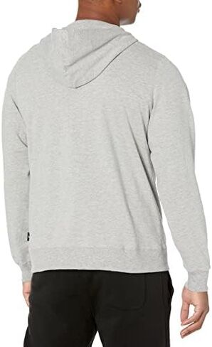 Champion Men's Middleweight Jersey Full Zip Hoodie, Left Chest Script in Kuwait