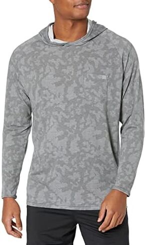 HUK Men's Waypoint Hoodie | Performance Long-Sleeve Shirt +50 UPF in Kuwait