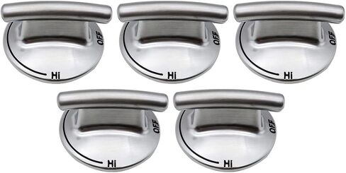 FZJDSD 5 x Cooktop Burner Knobs Compatible with Jenn-Air Compatible with Whirlpool PS2375871 PS11744702 74007733 AP6011505 7733P410-60 in Saudi Arabia