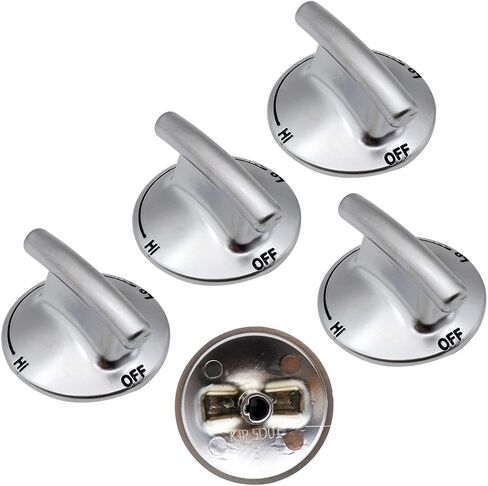 FZJDSD 5 x Cooktop Burner Knobs Compatible with Jenn-Air Compatible with Whirlpool PS2375871 PS11744702 74007733 AP6011505 7733P410-60 in Saudi Arabia