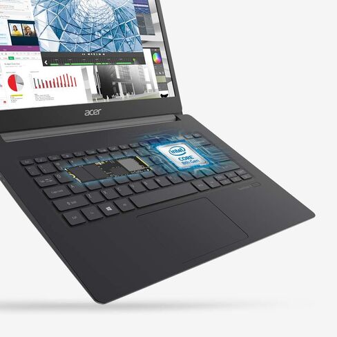 ايسر 14" سايم X5 نوتبوك شاشة لمسية انتل كور i5 8265U 8 جيجا رام 256 جيجا اس اس دي ويندوز 10 برو موديل NX.VJ8AA.001 in Saudi Arabia