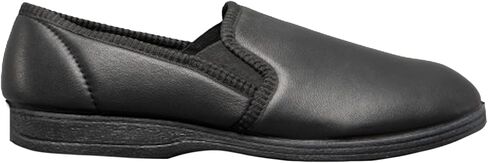 Sleepers Mens Softie Leather Twin Gusset Slippers in Saudi Arabia