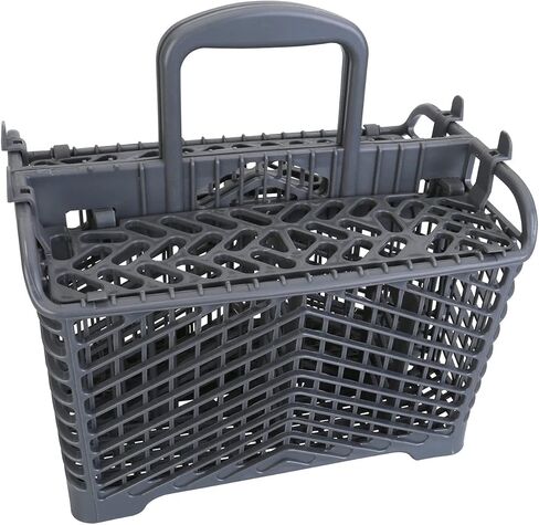 HASMX 6-918873 Dishwasher Silverware Basket for Maytag, Fits Models MD88989SHZ, CDU650AWB, CDU650AWB37, CDU650AWW, CDU650AWW37, DDW2470AWP, DK524N1ABL0, DK524N1ASS0, DK524Q1ABL0, DK524Q1ASS0 (1-Pack) in Saudi Arabia