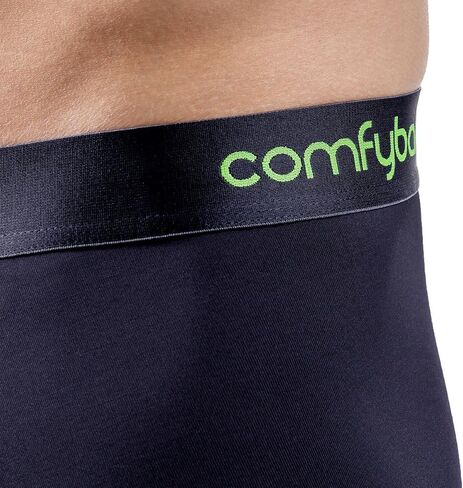 Comfyballs Mens Performance Long Boxer - Charcoal/Viper Green in Saudi Arabia