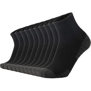 ONKE Cotton Ankle Low Cut Socks for Men Athletic Sports Work Outdoor with Full Thick Cushion Moisture Control Sweat Wicking