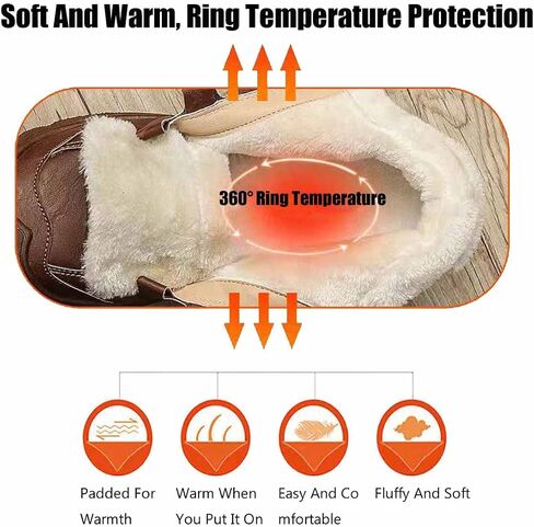 MSYINGL Mens Hiking Boots,Warm Leather Running Sneaker Lightweight Climbing Shoes Anti-Collision Toe Booties in Saudi Arabia
