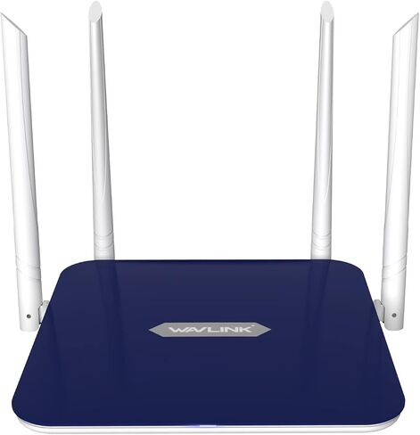 WAVLINK AC1200 WiFi Router Wireless Internet Router for Home, Dual Band Router 2.4GHz and 5GHz with 1000Mbps WAN/LAN Gigabit Ethernet Port, 4 x 5dBi Foldable Antennas, Supports Router Repeater AP Mode in Saudi Arabia