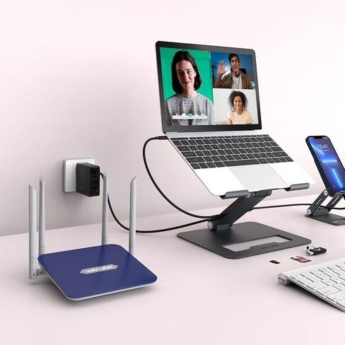 WAVLINK AC1200 WiFi Router Wireless Internet Router for Home, Dual Band Router 2.4GHz and 5GHz with 1000Mbps WAN/LAN Gigabit Ethernet Port, 4 x 5dBi Foldable Antennas, Supports Router Repeater AP Mode in Saudi Arabia