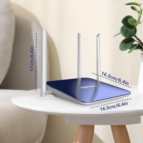 WAVLINK AC1200 WiFi Router Wireless Internet Router for Home, Dual Band Router 2.4GHz and 5GHz with 1000Mbps WAN/LAN Gigabit Ethernet Port, 4 x 5dBi Foldable Antennas, Supports Router Repeater AP Mode in Saudi Arabia