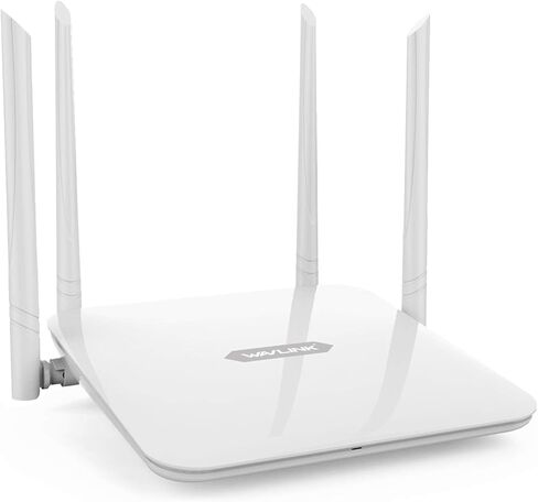 WAVLINK AC1200 WiFi Router Wireless Internet Router for Home, Dual Band Router 2.4GHz and 5GHz with 1000Mbps WAN/LAN Gigabit Ethernet Port, 4 x 5dBi Foldable Antennas, Supports Router Repeater AP Mode in Saudi Arabia