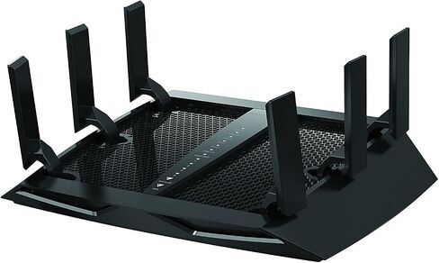 NETGEAR Nighthawk X6 Smart WiFi Router R7900 AC3000 Tri-Band Up to 3000Mbps wireless speed Up to 3,500 sq. ft of coverage Compatible with Amazon Echo/Alexa (Renewed) in Saudi Arabia