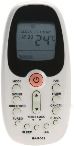 Generic Replacement Air Conditioner Remote Control for Mirage RG36B/BGE in Saudi Arabia