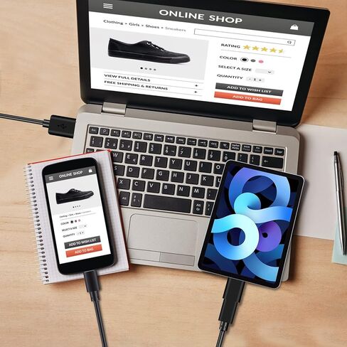 Adaptive Wall Charger Replacement for Samsung Galaxy A10s, A03, A03 Core, J7, J3, M02, A02, M01s, M01 Core, S5, A01 Core, M10, A10 with Micro USB Cable Charging Cord in Kuwait