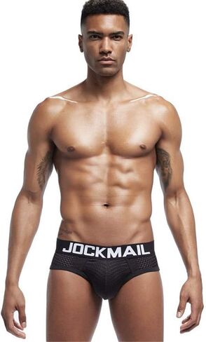 JOCKMAIL 4PCS/Packs Men Briefs Men Underwear Comfortable Men's Boxer Briefs Male Lace Pantie in Saudi Arabia