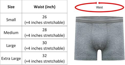 Men’s Boxer Briefs | Gray Tagless Soft Underwear for men | Bengal Boxers | Pack of 5 in Saudi Arabia