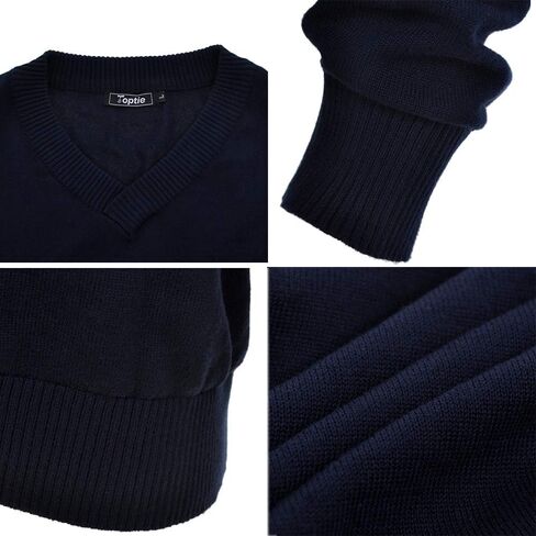 Custom Embroidered Sweater Monogrammed Men's Long Sleeve V-Neck Pullover in Saudi Arabia