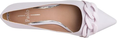 Linea Paolo - Nora - Women's Pointy Toe Skimmer Flat with Tonal Resin Chain-Link Keeper in Kuwait