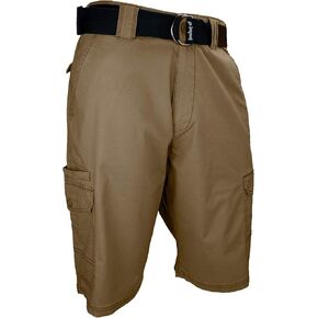 Gray Rivets Men's Cargo Short with Belt in Saudi Arabia