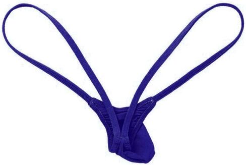 Mens Thong Briefs Low Underwear Back Underpants Waist G-String Open Plus Size Push up Lingerie for Women (Dark Blue, XXXXL) in Saudi Arabia