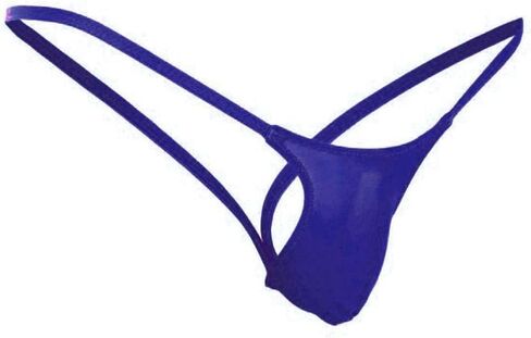 Mens Thong Briefs Low Underwear Back Underpants Waist G-String Open Plus Size Push up Lingerie for Women (Dark Blue, XXXXL) in Saudi Arabia
