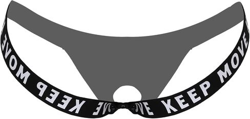 Daenrui Men's Shiny Metallic Low Rise Thongs Briefs Front Hole Jockstraps Underpants Backless G-String in Kuwait