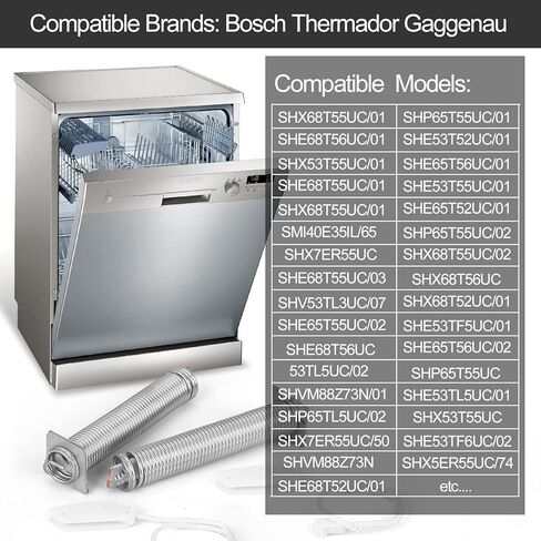 مجموعة كابلات زنبركية لباب غسالة الصحون 00754866 جديدة مطورة من الستانلس ستيل بديلة لبوش ثيرمادور غاغينو 00754866 00623540، 00627230، 00659339، 00751392، 3279707-ضمان لمدة عامين in Kuwait