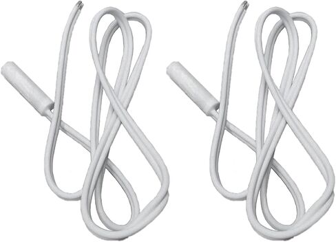 (عبوة من قطعتين) مستشعر درجة حرارة الثلاجة WR55X10025 عالي الجودة - يناسب تمامًا ثلاجة GE وHotpoint - رقم الجزء البديل الكامل: 914093 AP3185407 PS304103 WR50X10027 (عبوة من قطعتين) in Kuwait