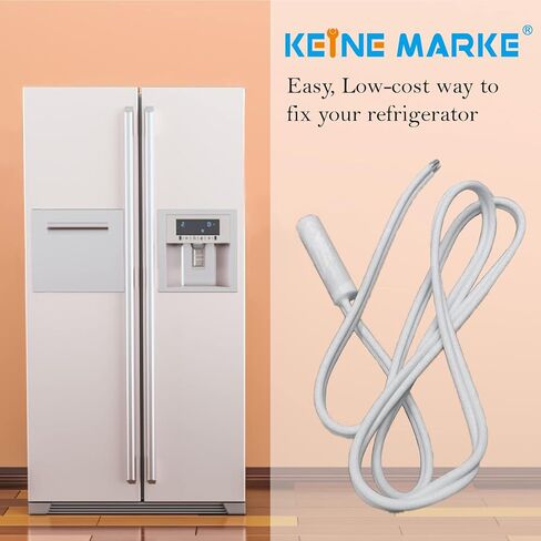 (عبوة من قطعتين) مستشعر درجة حرارة الثلاجة WR55X10025 عالي الجودة - يناسب تمامًا ثلاجة GE وHotpoint - رقم الجزء البديل الكامل: 914093 AP3185407 PS304103 WR50X10027 (عبوة من قطعتين) in Kuwait