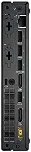 Lenovo ThinkCentre M910q Tiny كمبيوتر مكتبي صغير، رباعي النواة i5 6500T يصل إلى 3.1 جيجا هرتز، ذاكرة الوصول العشوائي DDR4 سعة 16 جيجابايت، 256 جيجابايت NVMe M.2 SSD، بلوتوث WiFi، لوحة مفاتيح وماوس لاسلكيين، Windows 10 Pro (متجدد) in Saudi Arabia