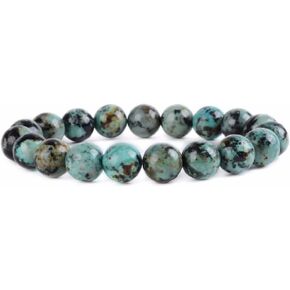 Justinstones Gem Semi Precious Gemstone 10mm Round Beads Stretch Bracelet 7 Inch Unisex in Saudi Arabia