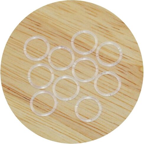Oasis Plus 10pcs 14G 16G 18G Clear Bioflex Piercing Retainers Nose Septum Hoop Rings Nostril Stud Cartilage Helix Daith Rook Tragus Snake Smiley Nipple Lip Eyebrow Earring in Kuwait