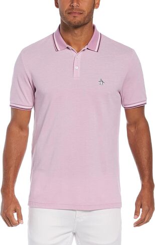 Original Penguin Men's Birdseye Knit Short Sleeve Polo Shirt in Saudi Arabia