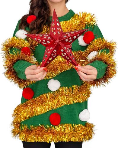 Tinsel Tree Ugly Christmas Sweater in Saudi Arabia