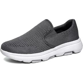 Zuwoigo Men's Slip On Loafers Walking Shoes - Breathable Mesh Casual Tennis Sneakers