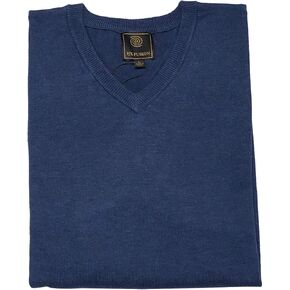 FX Fusion Men's Solid Color V-Neck Sweater in Saudi Arabia