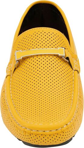Amali Cola - Driving Moccasins for Men – Mens Slip On Loafers, Moccasins, Slip-on Dress Shoes - Driving Loafers with Matching Color Bit in Kuwait