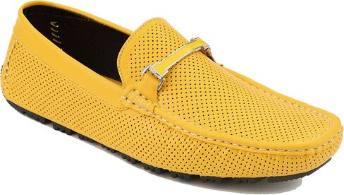 Amali Cola - Driving Moccasins for Men – Mens Slip On Loafers, Moccasins, Slip-on Dress Shoes - Driving Loafers with Matching Color Bit in Kuwait