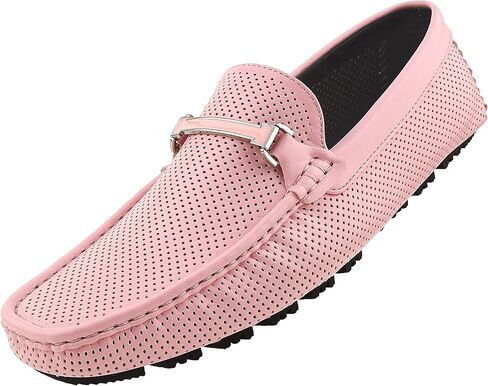 Amali Cola - Driving Moccasins for Men – Mens Slip On Loafers, Moccasins, Slip-on Dress Shoes - Driving Loafers with Matching Color Bit in Kuwait