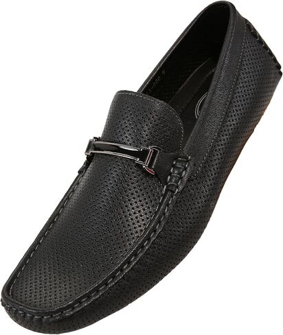 Amali Cola - Driving Moccasins for Men – Mens Slip On Loafers, Moccasins, Slip-on Dress Shoes - Driving Loafers with Matching Color Bit in Kuwait
