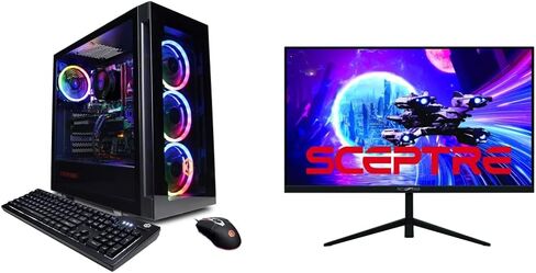 CYBERPOWERPC Gamer Xtreme VR Gaming PC, Intel Core i9-12900KF 3.2GHz, GeForce RTX 3080 Ti 12GB, 16GB DDR4, 500GB NVMe PCIe SSD, 2TB HDD, WiFi & Win 11 Home (GXiVR8080A30), Black in Kuwait