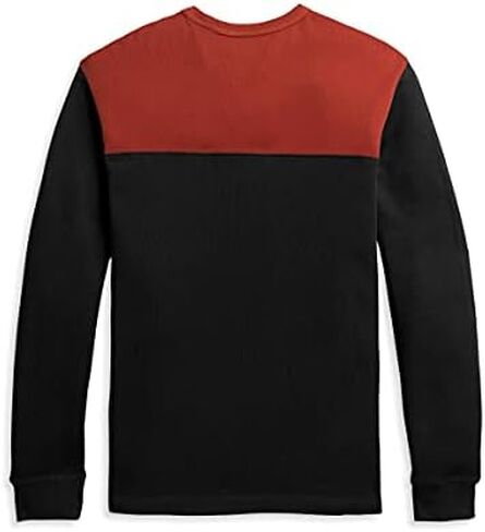 Harley-Davidson Men's Colorblock Knit Pullover- Ketchup - 96314-21VM in Saudi Arabia