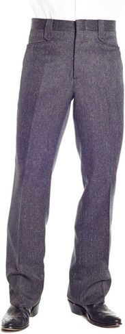 Circle S Men's Lubbock Stretch Slacks HTHR Charcoal 42 in Saudi Arabia